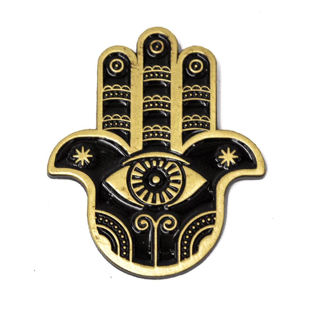 Fashion Accessories, These are Things, Enamel Pin, Accessories, Unisex, 650362, Hamsa Hand